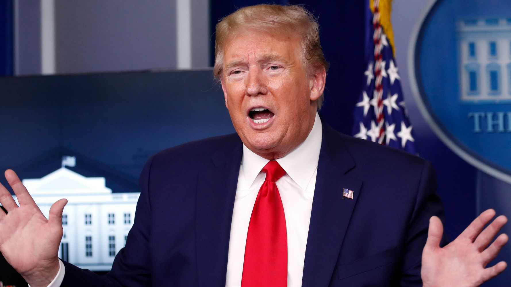 Trump Dismisses Concerns About Coronavirus Testing As Some
States Prepare To Reopen 1