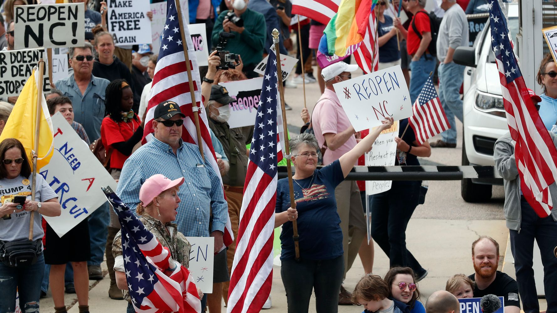 ‘Reopen North Carolina’ Protester Says She Tested Positive
For Coronavirus 1