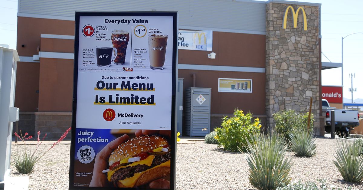 McDonald’s sales hit by the coronavirus 1 McDonald’s sales hit by the coronavirus 1