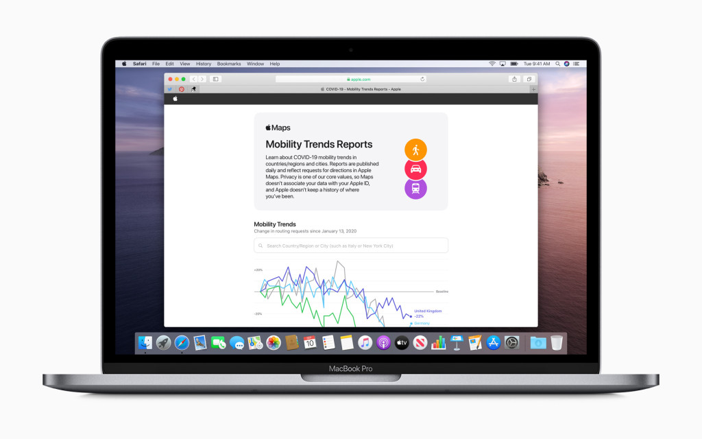 Coronavirus: New Apple site gives a look at how well shelter-in-place is working 1