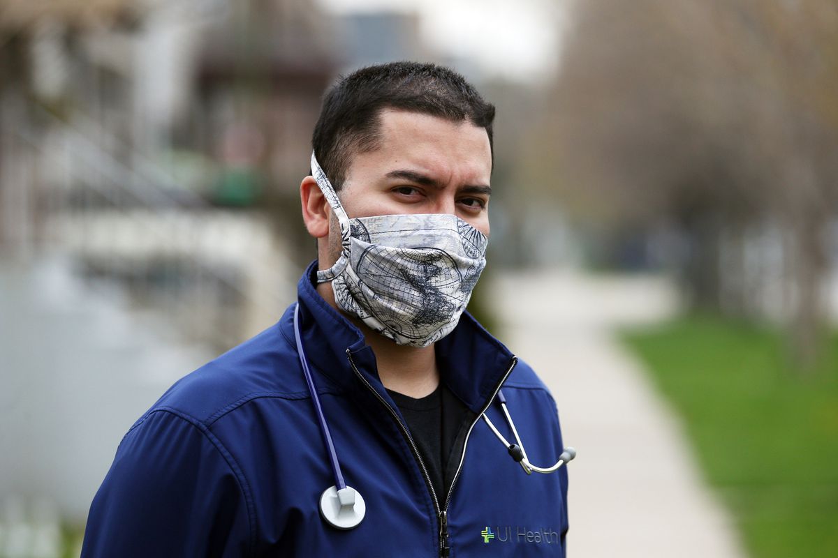 A Chicago nurse returned to work after recovering from
coronavirus. His cough came back. He tested 2 more times and got
different results. 1