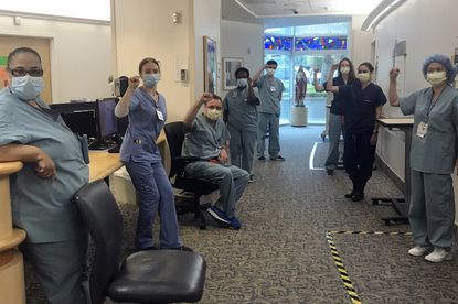 California hospital suspends 10 nurses after they demanded
proper masks for treating coronavirus patients 1