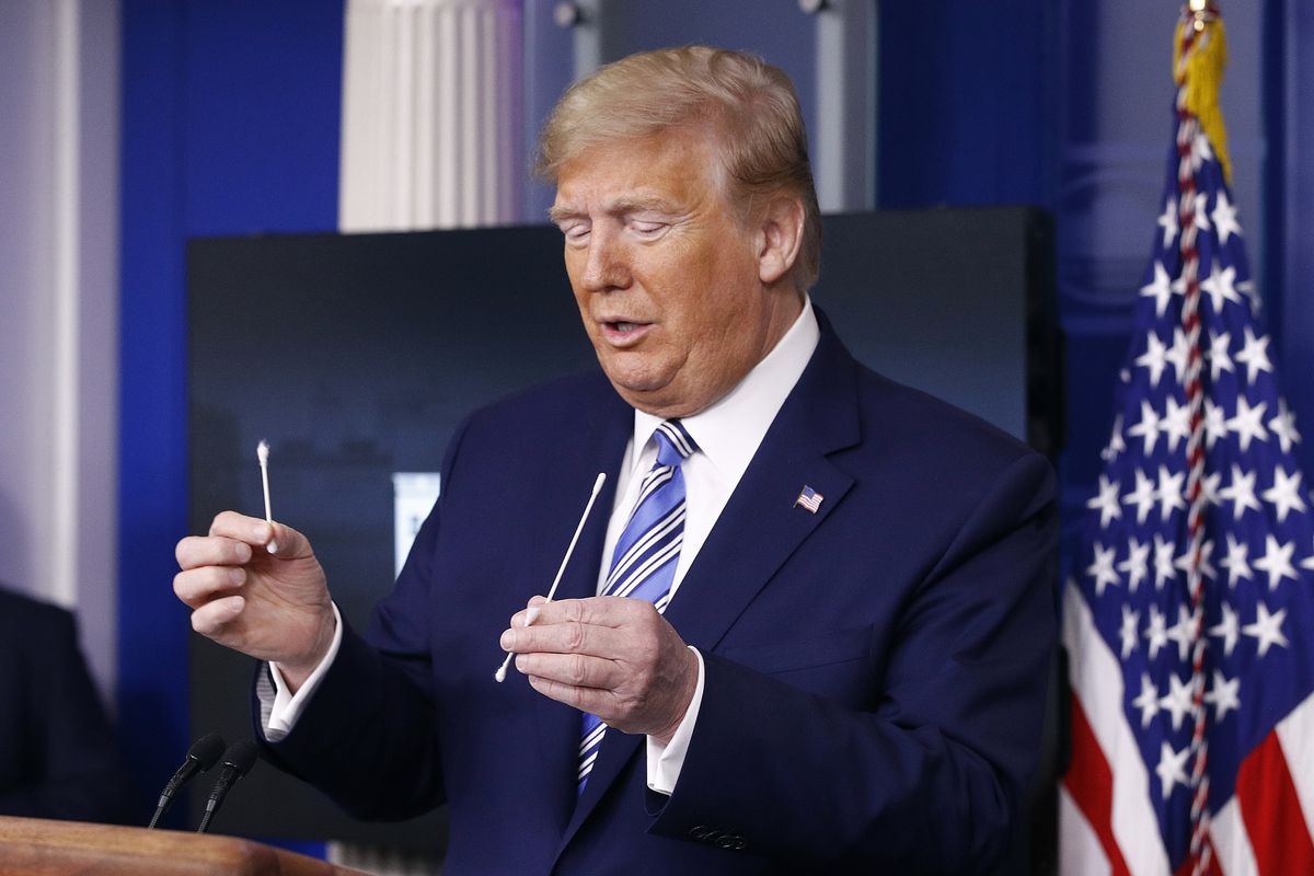 Positive and negative: Trump’s duty on coronavirus
testing 1 Positive and negative: Trump’s duty on coronavirus
testing 1