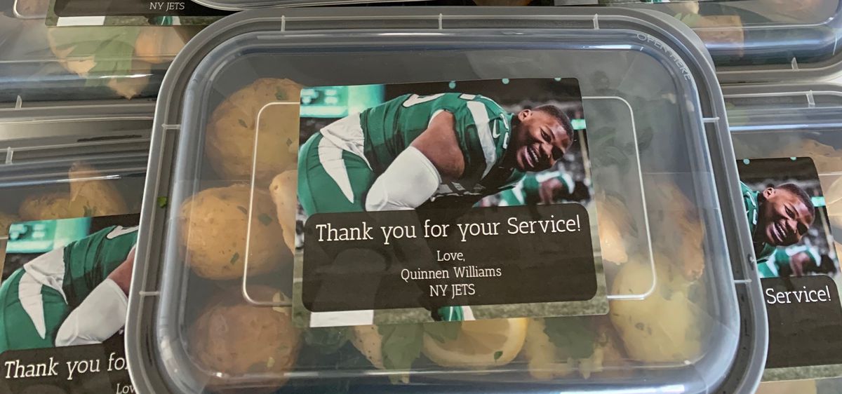 Jets’ Quinnen Williams donates $25,000 worth of meals to healthcare workers treating coronavirus patients 1 Jets’ Quinnen Williams donates $25,000 worth of meals to healthcare workers treating coronavirus patients 1