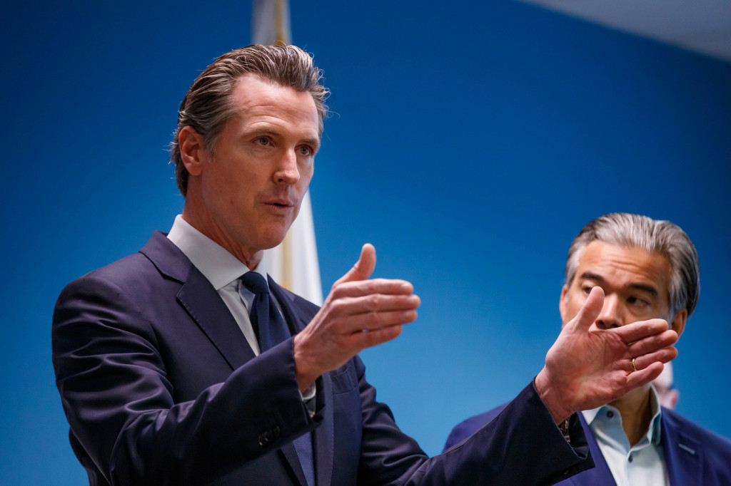 After another high COVID-19 death total, Newsom expands on
local approach to reopening 1