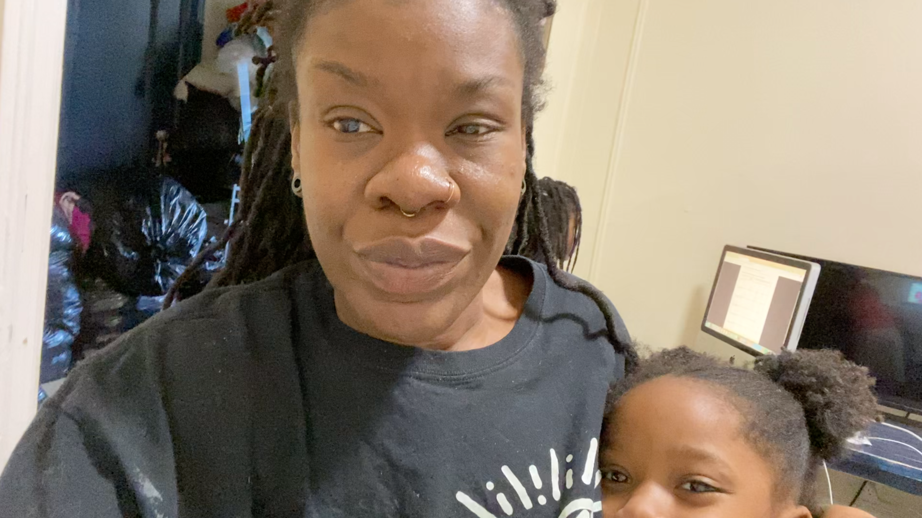 ‘This Is Crazy’: 6 Kids, 1 Dog and a Mom With
Covid-19 1