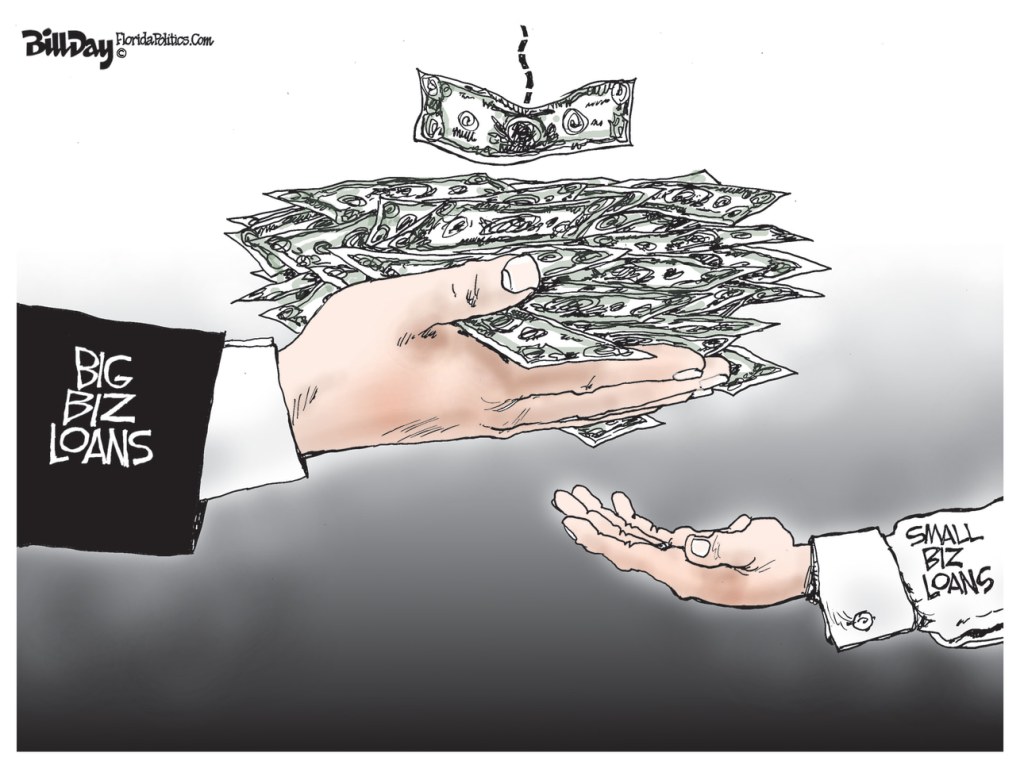 Coronavirus cartoons: $500M stimulus bill, with aid for
small businesses, gets Senate’s OK 1