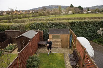 U.K. man raised $33,500 for charity running a marathon in his 20-foot backyard, during coronavirus lockdown 1 U.K. man raised $33,500 for charity running a marathon in his 20-foot backyard, during coronavirus lockdown 1