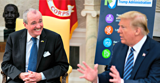 Gov. Phil Murphy Thanks Donald Trump for Coronavirus Help
'In Our Darkest Hour of Need' 1