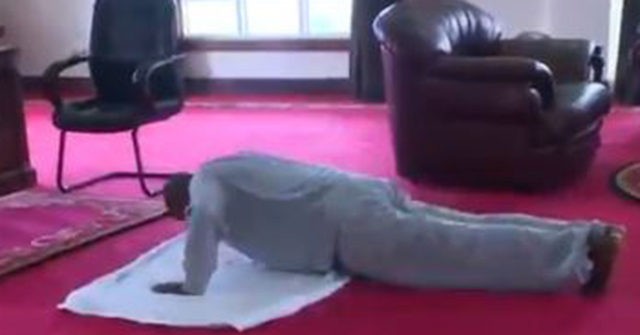 Watch: 75-Year-Old Ugandan President Films Indoor ‘Quarantine’ Workout 1