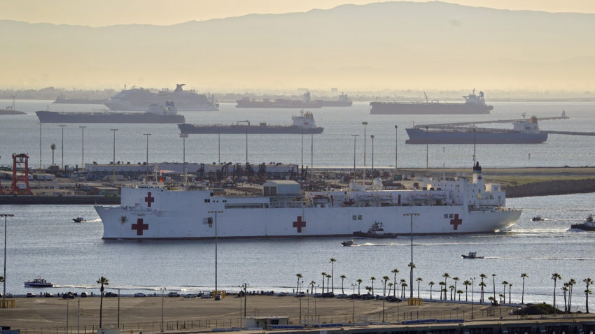 Coronavirus conspiracy theory leads engineer to crash train near hospital ship 1