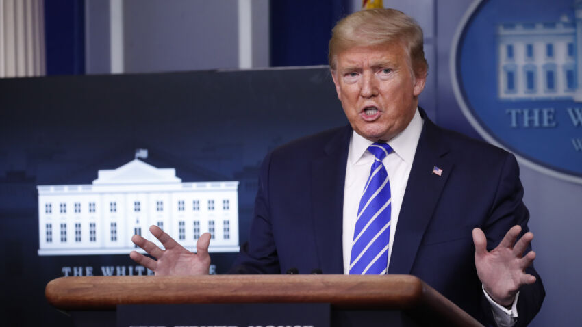 Trump asked if disinfectants could be injected to kill the
coronavirus inside the body. Doctors answered: 'People will
die.' 1