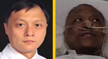Chinese Doctors' Skin Turns "Very Dark" After Barely
Surviving COVID-19 1