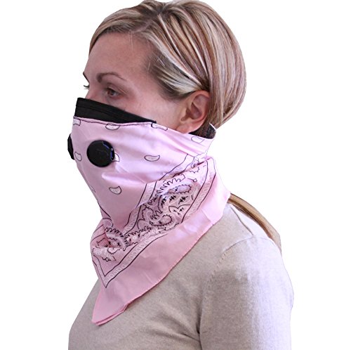 ATV Tek Dust Mask Bandana (Pink, Universal/X-Large)