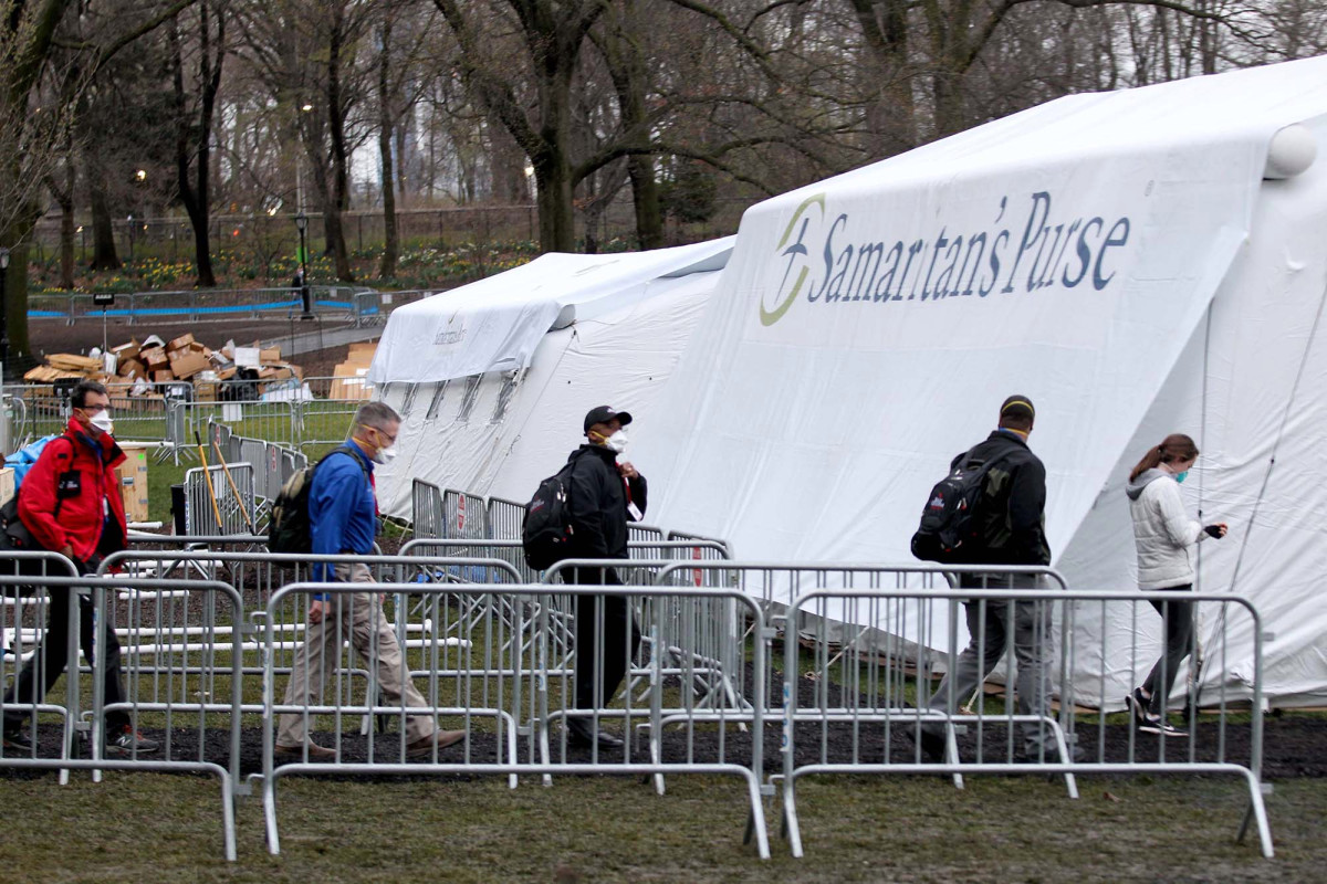 Central Park coronavirus hospital will close in early
May 1