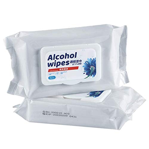 Cleansing Wipes (2 Packs,100Wipes),Large Wet Wipes(8"x6")