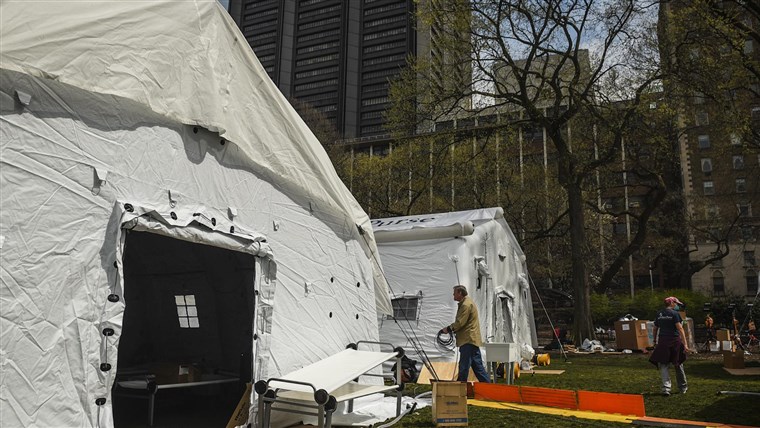 Protester arrested at NYC COVID-19 field hospital run by anti-gay evangelist 1