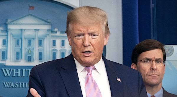 Trump suggests coronavirus aid to states may depend on
sanctuary-city policies 1
