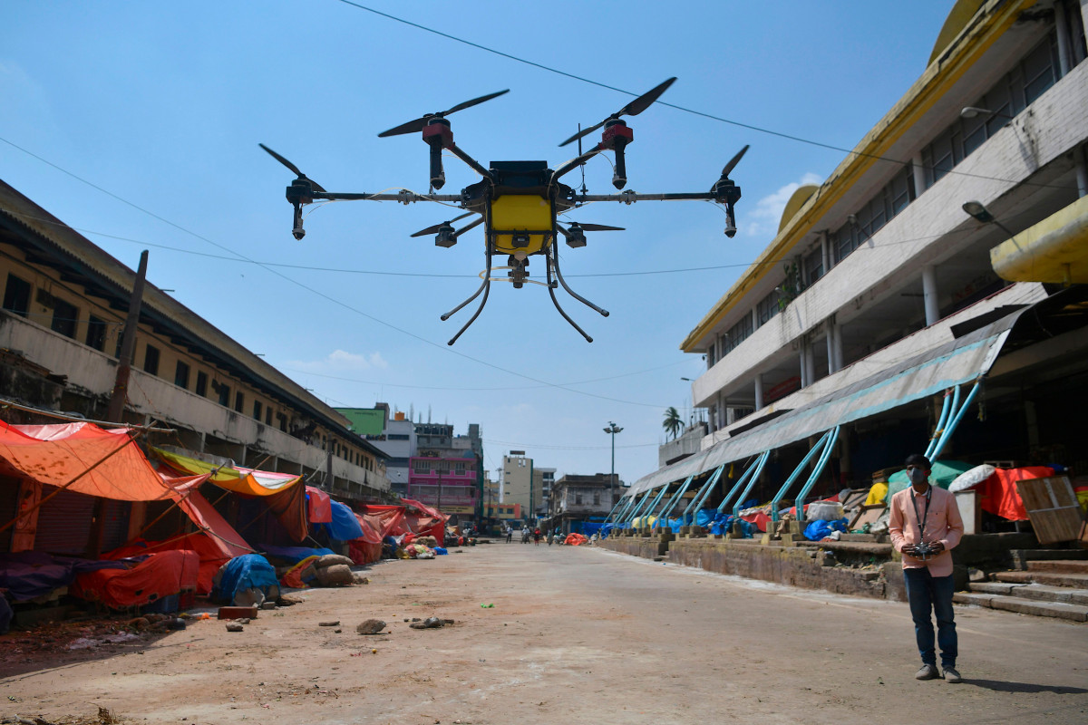 Connecticut cops deploy ‘pandemic drone’ to combat
coronavirus 1