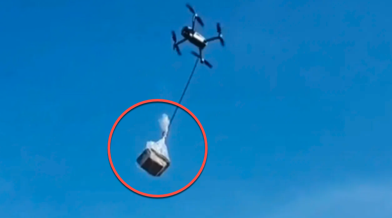 Drone Delivers Food To Customers In COVID-19 Isolation   1