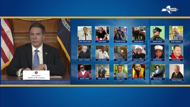 New York coronavirus deaths hit record high three days in a row; hospitalizations down 1