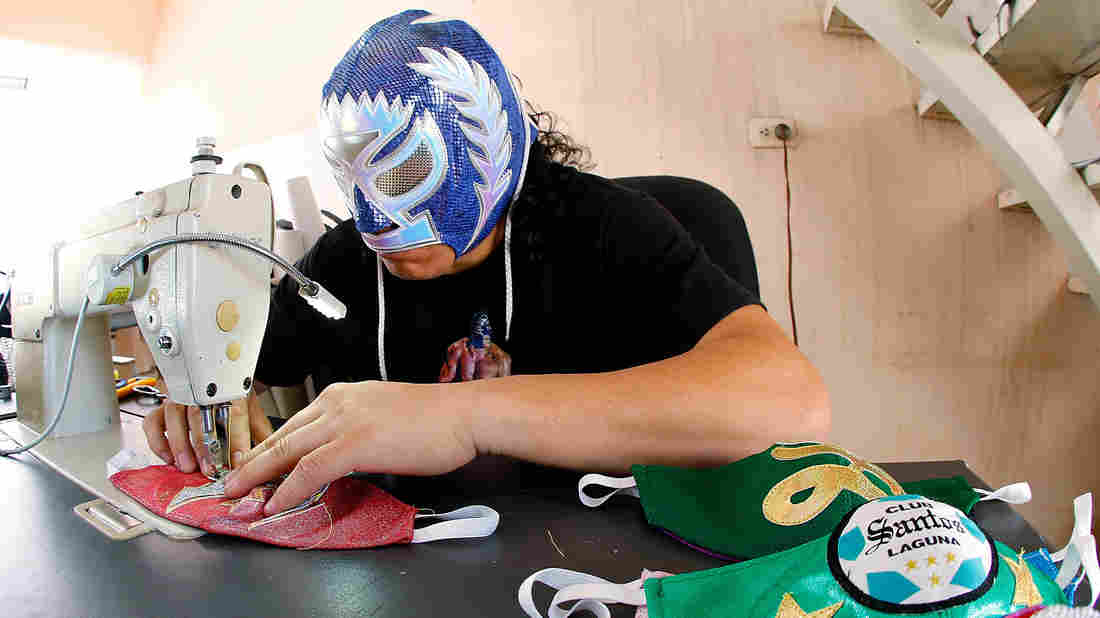 A Mexican 'Lucha Libre' Wrestler Is Sewing Masks To Fight
Coronavirus 1