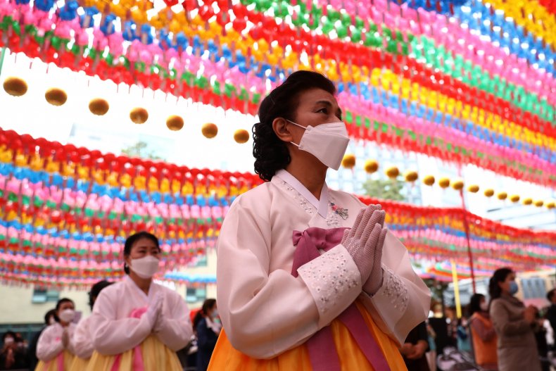 South Korea Reports No New Coronavirus Domestic Cases for
the First Time Since February 1