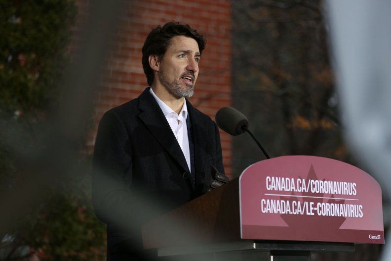 Justin Trudeau Says Canada-U.S. Border Will Remain Closed
for 'a Significant Amount of Time' Amid Coronavirus
Pandemic 1