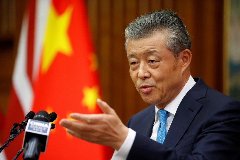 China Ambassador Rails Against 'Arrogance and Insolence' of
Those Criticizing Country's Coronavirus Response 1