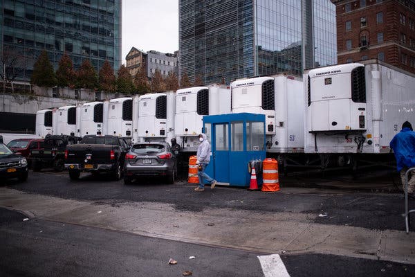As Coronavirus Deaths Mount, Mobile Morgues Pop Up in N.Y.: Live Updates 1