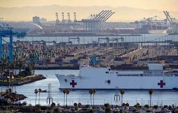 Coronavirus in California: How Many Patients Are on the U.S.N.S Mercy? 1