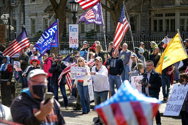 Coronavirus Live Updates: Texas Protests to Call for a
Reopening 1