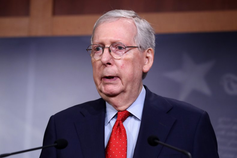 Mitch McConnell Says People 'Most Interested' in Hearing
Fauci, Birx at Coronavirus Briefings, Not Trump 1