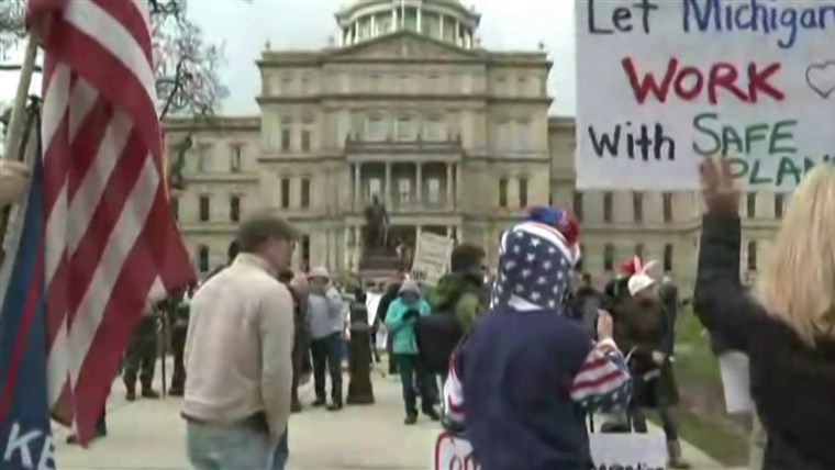 Conservative activist family behind 'grassroots'
anti-quarantine Facebook events 1
