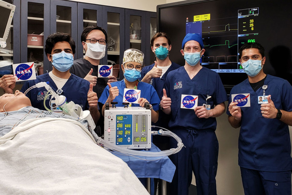 NASA developed a high-pressure coronavirus ventilator in 37
days 1