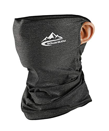 Neck Gaiter Face Mask Shield Scarf - Dark Grey