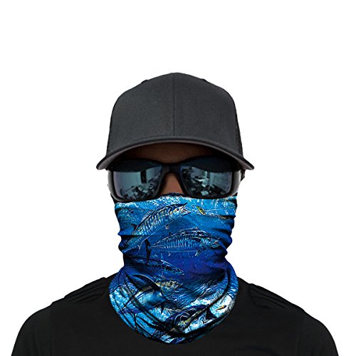 OUYZY Face Scarf Cover Mask - Sun Dust Bandanas for Fishing Motorcycling Running