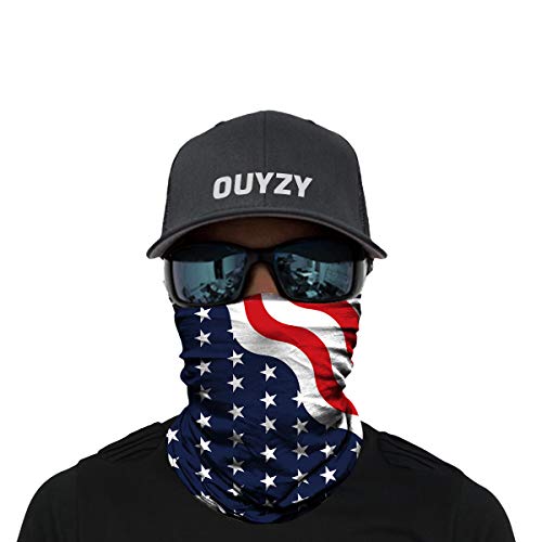 OUYZY Face Scarf Cover Mask - Sun Dust Bandanas for Fishing Motorcycling Running