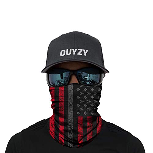 OUYZY Face Scarf Cover Mask - Sun Dust Bandanas for Fishing Motorcycling Running