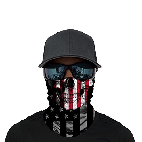 OUYZY Face Scarf Cover Mask - Sun Dust Bandanas for Fishing Motorcycling Running