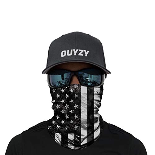 OUYZY Face Scarf Cover Mask - Sun Dust Bandanas for Fishing Motorcycling Running