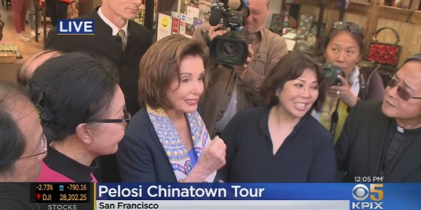 Pelosi deletes video of herself in Chinatown downplaying
coronavirus 1