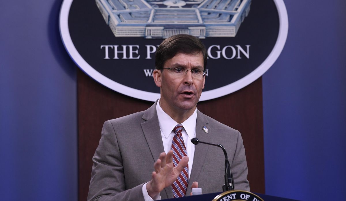 Pentagon rebuts Democratic senators' complaints over
coronavirus response 1