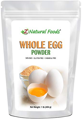 Powdered Eggs - Whole Egg Powder, White & Yolk - Raised & Dehydrated in USA - Great Dried Food For Emergency / Survival Storage & Supply - Keto & Paleo Friendly - Non GMO, Gluten Free, Kosher (1 lb)