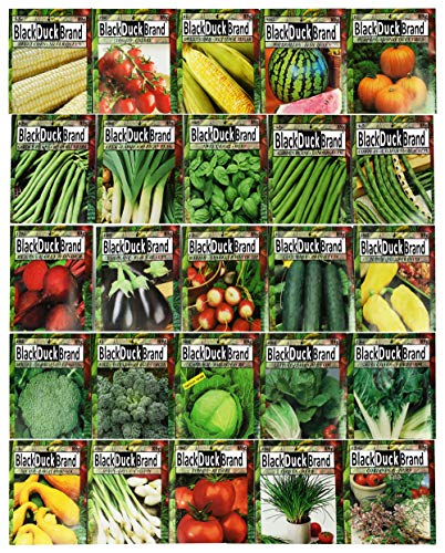 Premium Herbs and Vegetables Seeds - 25 Pack