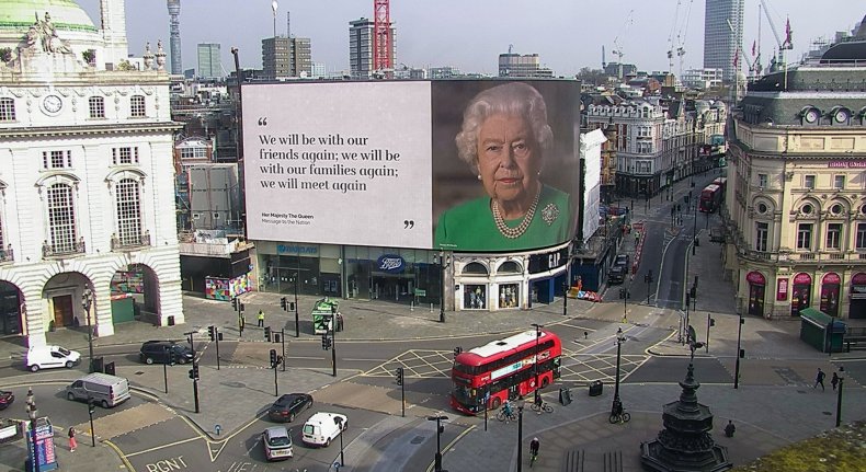 Exclusive Poll: Queen Elizabeth II's COVID-19 Response Had a
'Positive' Effect on 70 Percent of U.K. Viewers Who Watched 1