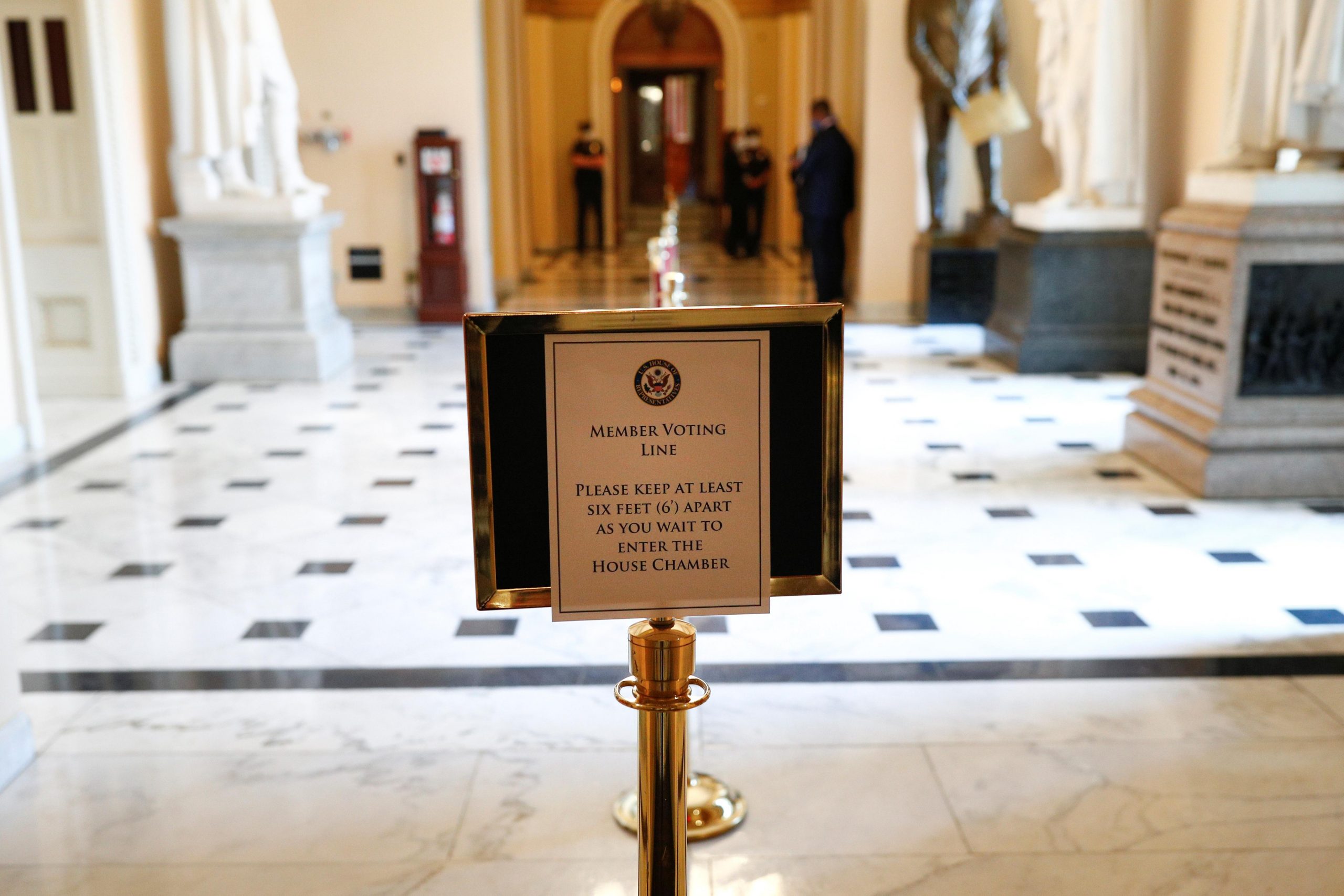 U.S. House will not return next week after all, due to
coronavirus risk 1