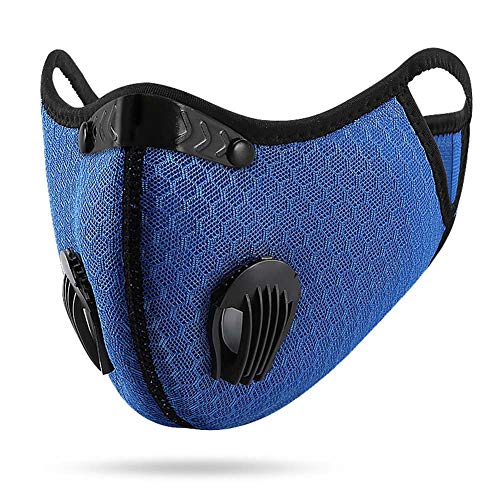 Reusable Dustproof M-as-k with Exhalation Valve,Air Purifying M as k, Dust M as k PM2.5 Windproof Foggy Haze Pollution Respirator (Style-05)