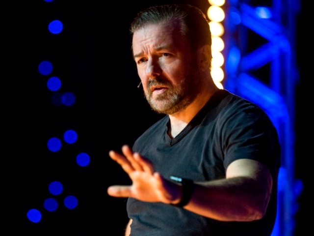 Ricky Gervais Rips Wealthy Celebs Complaining About
Quarantine While Living 'In a Mansion with a Swimming Pool' 1