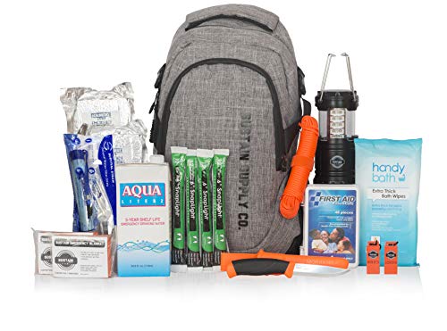 Sustain Supply Co. 9-08395 Essential 2-Person Emergency Survival Bag/Kit – Be Equipped for 72 Hours of Disaster Preparedness with Premium Basic Supplies for 2 People